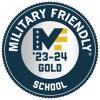 2023-2024 Military Friendly Gold Badge 2023-2024 Military Friendly Gold Badge